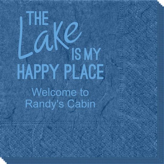 The Lake is My Happy Place Bali Napkins